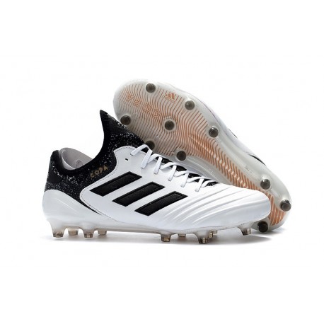 Botas de fútbol Adidas Copa 18.1 FG Para Hombre Blanco Negro Dorado