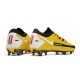 Nike Tacón de Fútbol Phantom GT Elite FG - Amarillo Blanco Negro