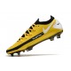 Nike Tacón de Fútbol Phantom GT Elite FG - Amarillo Blanco Negro