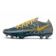 Nike Tacón de Fútbol Phantom GT Elite FG - Azul Gris Amarillo