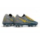 Nike Tacón de Fútbol Phantom GT Elite FG - Azul Gris Amarillo