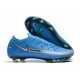 Nike Tacón de Fútbol Phantom GT Elite FG - Azul Plata