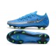 Nike Tacón de Fútbol Phantom GT Elite FG - Azul Plata