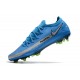 Nike Tacón de Fútbol Phantom GT Elite FG - Azul Plata