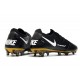 Nike Tacón de Fútbol Phantom GT Elite Tech Craft FG - Negro Oro Blanco
