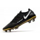 Nike Tacón de Fútbol Phantom GT Elite Tech Craft FG - Negro Oro Blanco