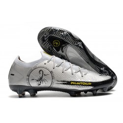 Nike Tacón de Fútbol Phantom GT Scorpion Elite FG - Negro Plata