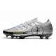 Nike Tacón de Fútbol Phantom GT Scorpion Elite FG - Negro Plata