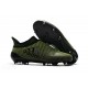 Nuevo Botas de fútbol Adidas X 17+ Purespeed FG Verde Oscuro Negro