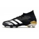 Bota adidas Predator Mutator 20.1 FG Negro Blanco Dorado metalizado