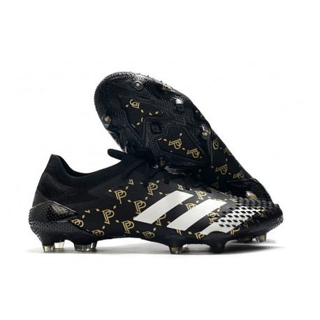 adidas Botas fútbol Predator Mutator 20.1 Low FG Paul Pogba Negro Gris