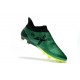 Baratas Botas de fútbol Adidas X 17+ Purespeed FG Verde Negro Voltio