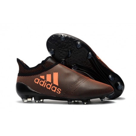 Nuevo Botas de fútbol Adidas X 17+ Purespeed FG Naranja Negro