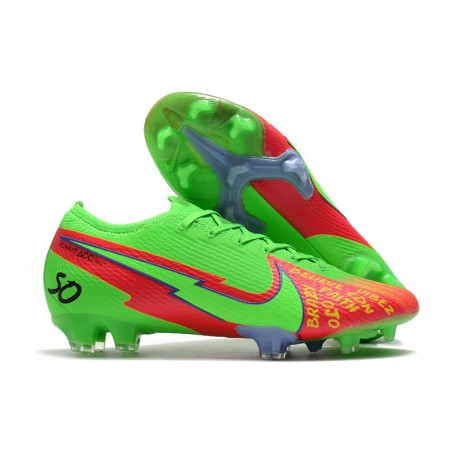 Nike Mercurial Vapor 13 Elite FG ACC Verde Rojo