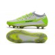 Nike Tacón de Fútbol Phantom GT Elite FG - Blanco Verde