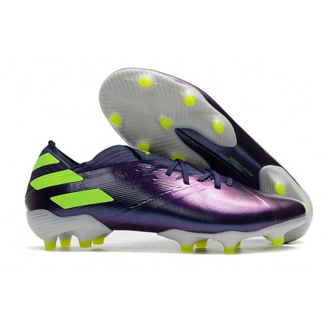 Bota Nuevo adidas Nemeziz 19.1 FG Violeta Verde