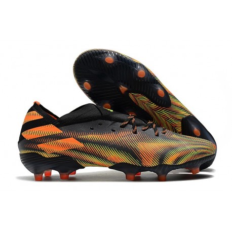 Bota Nuevo adidas Nemeziz 19.1 FG Verde Rosa Negro