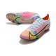 Nike Nuevo Mercurial Vapor 14 Elite FG Blanco Platino Rosa