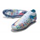 Nike Phantom GT Elite DF 3D FG Blanco Azul Rosa Amarillo