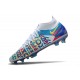 Nike Phantom GT Elite DF 3D FG Blanco Azul Rosa Amarillo