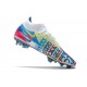 Nike Phantom GT Elite DF 3D FG Blanco Azul Rosa Amarillo