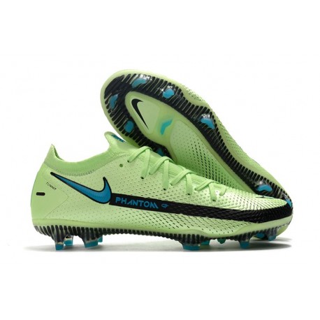 Nike Tacón de Fútbol Phantom GT Elite FG - Verde Negro Azul