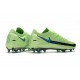 Nike Tacón de Fútbol Phantom GT Elite FG - Verde Negro Azul