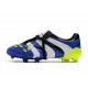 Nuevo Botas fútbol Adidas Predator Accelerator FG Azul Blanco Amarillo