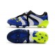 Nuevo Botas fútbol Adidas Predator Accelerator FG Azul Blanco Amarillo