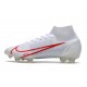 Bota Nike Mercurial Superfly VIII Elite FG Blanco Rojo