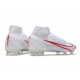 Bota Nike Mercurial Superfly VIII Elite FG Blanco Rojo