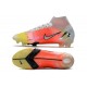 Nike Mercurial Superfly 8 Elite DF FG Blanco Negro Metálico Plateado