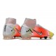 Nike Mercurial Superfly 8 Elite DF FG Blanco Negro Metálico Plateado