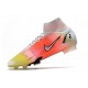 Nike Mercurial Superfly 8 Elite DF FG Blanco Negro Metálico Plateado