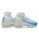 Nike Mercurial Superfly 8 Elite DF FG Blanco Azul