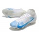 Nike Mercurial Superfly 8 Elite DF FG Blanco Azul