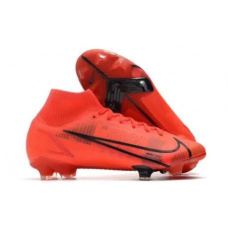 Bota Nike Mercurial Superfly VIII Elite FG Rojo Negro