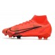 Bota Nike Mercurial Superfly VIII Elite FG Rojo Negro