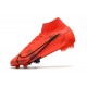 Bota Nike Mercurial Superfly VIII Elite FG Rojo Negro