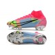 Bota Nike Mercurial Superfly VIII Elite FG Rosa Azul Verde