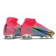 Bota Nike Mercurial Superfly VIII Elite FG Rosa Azul Verde