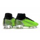 Bota Nike Mercurial Superfly VIII Elite FG Verde Negro Plata
