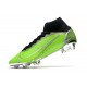 Bota Nike Mercurial Superfly VIII Elite FG Verde Negro Plata