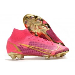 Nike Mercurial Superfly 8 Elite DF FG Rojo Oro