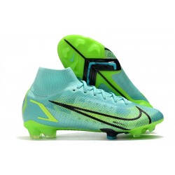 Nike Mercurial Superfly 8 Elite DF FG Turquesa Lima