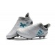 Botas de fútbol Adidas X 17+ Purespeed FG Hombre Blanco Azul Gris