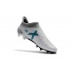 Botas de fútbol Adidas X 17+ Purespeed FG Hombre Blanco Azul Gris
