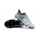 Botas de fútbol Adidas X 17+ Purespeed FG Hombre Blanco Azul Gris