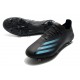 Zapatillas de fútbol Adidas X Ghosted.1 FG Negro Cyan Gris