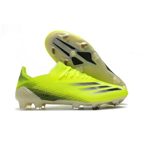 Zapatillas Adidas X Ghosted.1 FG Amarillo Solar Negro Azul Royal